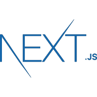 Blue Next.js logo